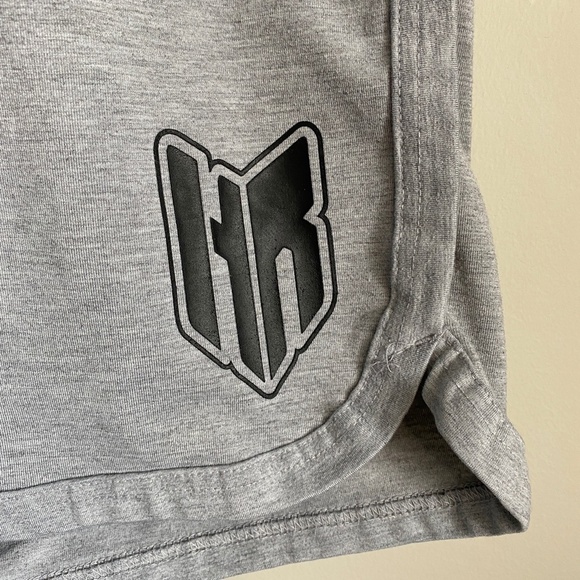 Headrush Fortune Favours The Brave Men's Gray Athletic Gym Shorts Size 2XL - Picture 3 of 14